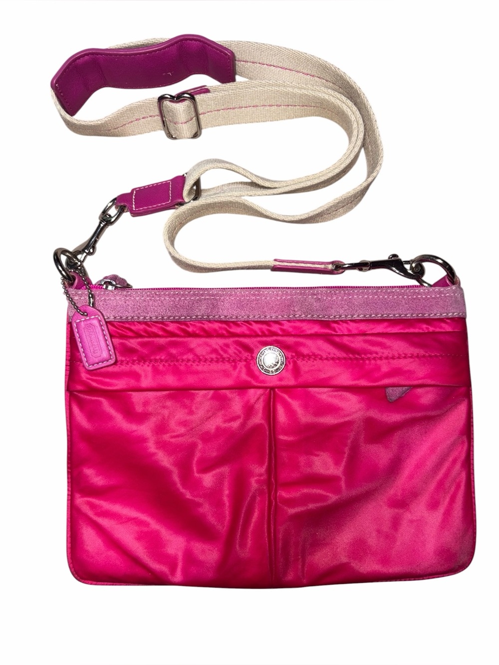Coach Chelsea Nylon Swingpack Crossbody- Vintage
